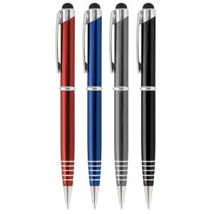 Cheap aluminum screen touch stylus pen with logo engraving wholesale