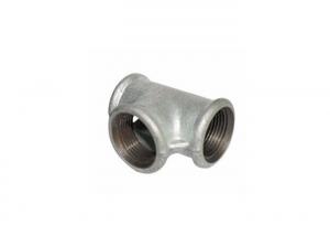 Cheap Galvanized Black Banded Malleable Iron Threaded Pipe Fittings of 130r Tees Reducing wholesale