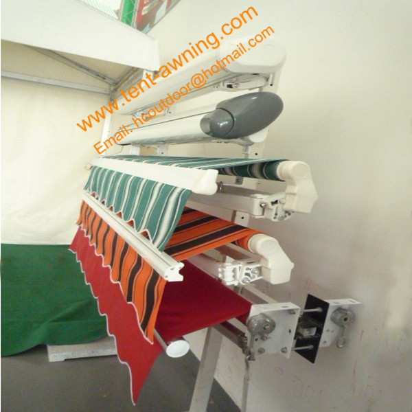 Patio Balcony Motorized Remote Control Automatic Retractable Awning