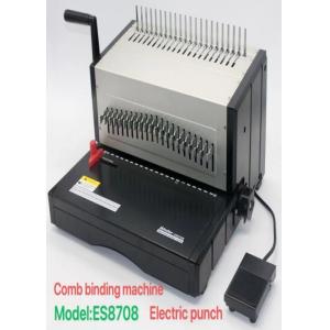 Cheap Plastic Comb Electric Punching Binding Machine Desktop Notebook 35 Sheets wholesale