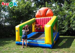 Cheap Inflatable Basketball Game 4x3.6x3m Inflatable Sports Games Children Basketball Race Shooting Game wholesale