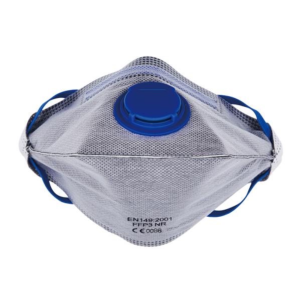 CE 149 FFP2 Non-Woven Folded Valved Respirator Dust Mask for Indoor Outdoor Protection
