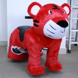 Cheap plush horse baby ride/electric toy rides with cute cartoon figuers wholesale