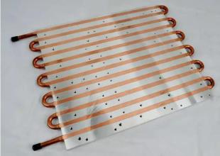 Cold Plate Copper Tube Water Cooled Aluminum Heat Sinks 500*500mm ISO9001