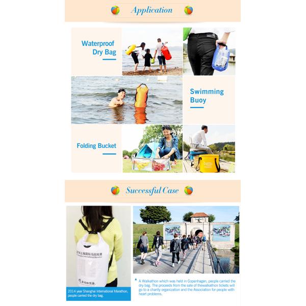 OEM Outdoor Camping Dry Bag Waterproof PVC 30L 60L 80L dry bag of Travel Hiking Backpack Dry Bag