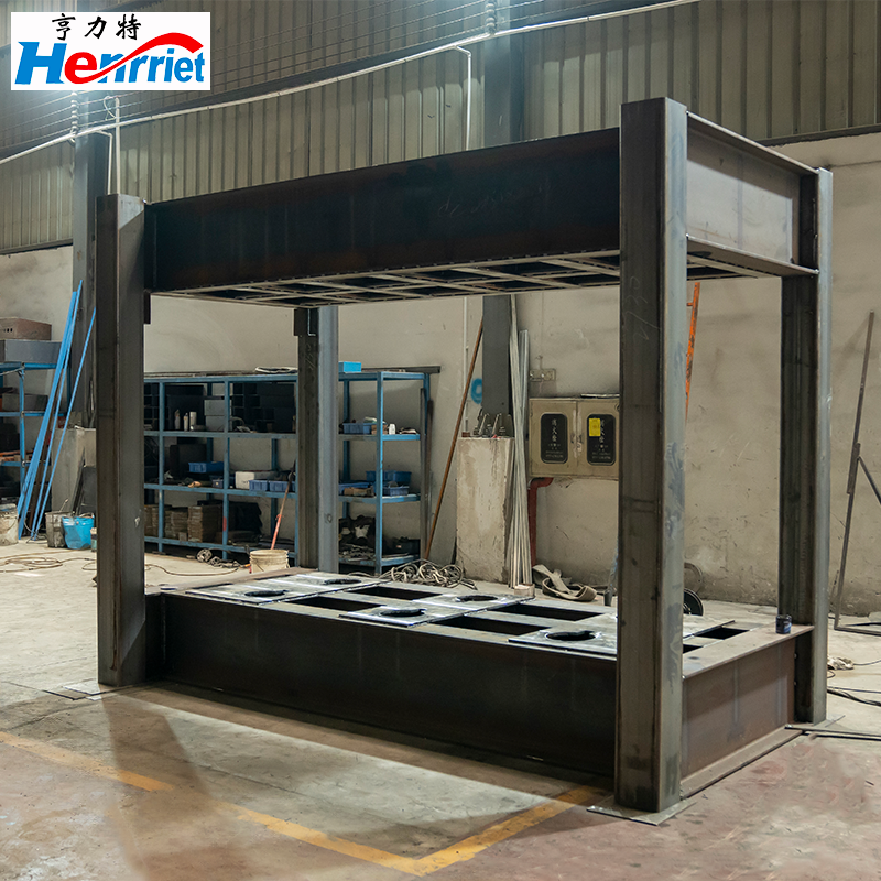 300T Wood Veneer Press Machine 4 Oil Cylinders Board Pressing Machine 7.5kw