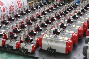 Buy cheap OEM Rack And Pinion Pneumatic Rotary Actuator 90 Degrees from wholesalers