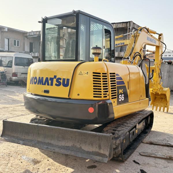 Stable Performance Used Komatsu PC56 Excavator 5Ton Mini Digger Original Hydraulic Pump