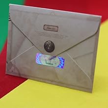 Security stick on envelope