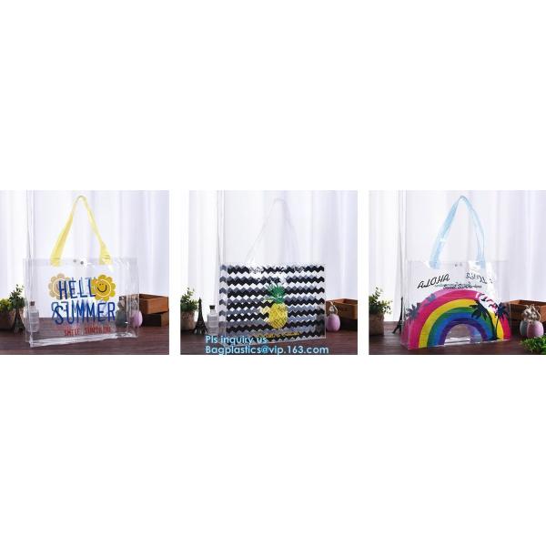 Crossbody Messenger Shoulder Bag Sling Bag, transparent handbag tote shoulder PVC sling clear vinyl beach bag, handy bag