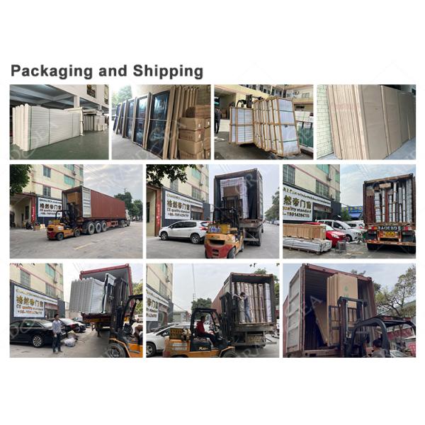 Modern American Luxury Black House Main Exterior Security Stainless Steel Front Entry Doors With Smart Lock