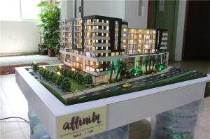 Cheap Miniature scale model with light and model trees , 3d architectural model wholesale