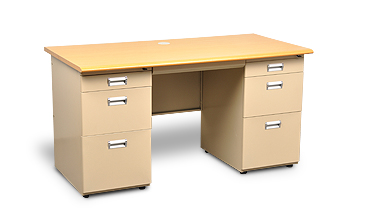 I Shaped 0.6mm 1600mm Length Modern Office Table