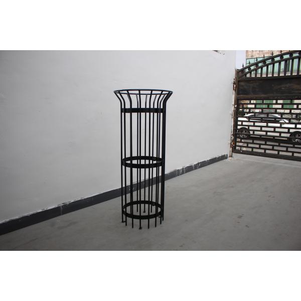 Heavy Duty Tubular Metal Tree Guards Powder Coated Steel Material