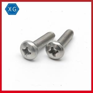 Standard Fasteners Stainless Steel Phillips Oval Head Machine Screws DIN7985