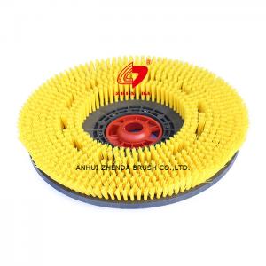 China PP Filament 14 Inch Round Scrub Brush For Floor Scrubber on sale