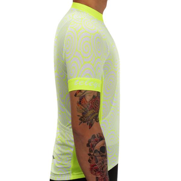 Riding Custom Cycling Suits Fluorescent Polyester Bike Cycling Accessories Anti Sweat Sports T Shirt