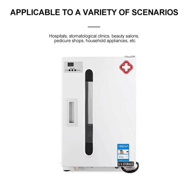 27L UV Light Cabinet Single Door Stainless Steel Dental UV Cabinet With Time Setting