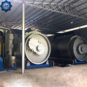 China Full Automatic Waste Tyre Recycle To Fuel Oil Pyrolysis Plant Used Tires Recycling Plant on sale