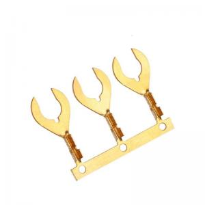 Cheap ISO9001 Crab Foot 5.3mm Brass Y Shaped Terminal Block wholesale