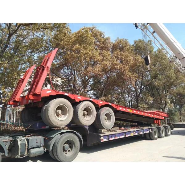 Hydraulic Used Lowbed Semi Trailer Good Condition 120 Ton 100 Ton 40 Ton