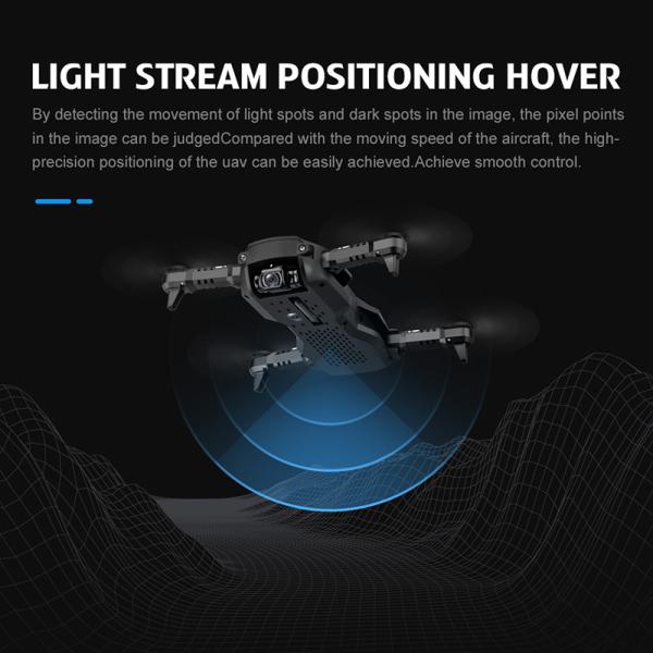 F62 Drone 2.4G 4CH WiFi FPV 4K HD Folding Voice-Activated 4-Axis Aircraft RC Quadcopter Hobbyist UAV