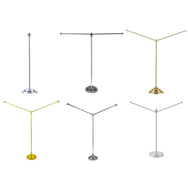 100% Polyester 30cm Satin Desk Flag Set Single Pole Stand CMYK Printing