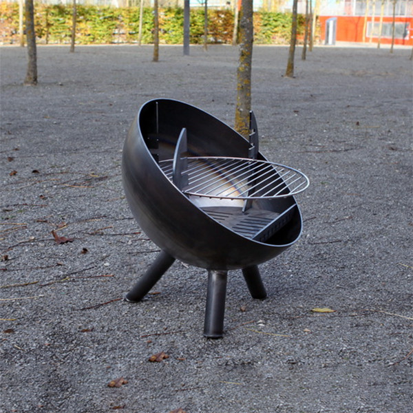 Wood Burning Corten Metal Outdoor Cooking Grills Charcoal Barbecue Corten Steel Bbq