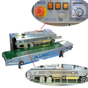 China Pouch Film Sealer Automatic Aluminum Foil Heat Continuous Band Sealing Machine on sale