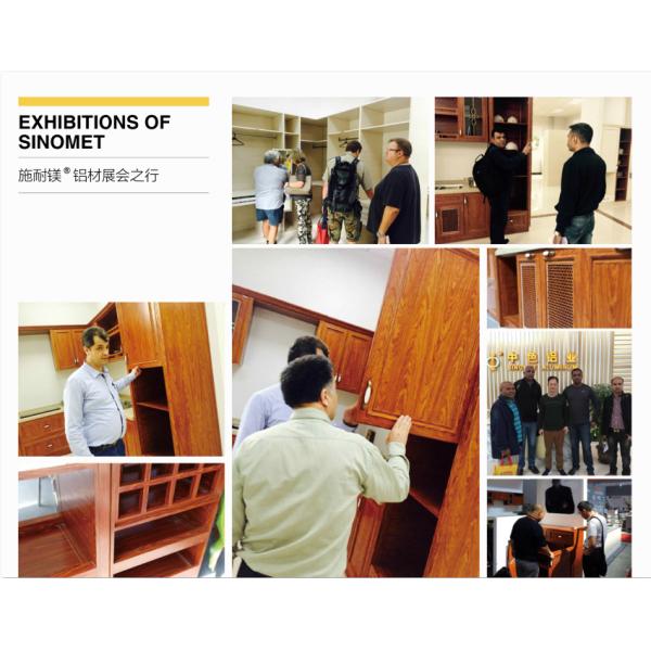 Solid Surface Aluminum Storage Cabinet Durable Aluminum Kitchen Cabinet