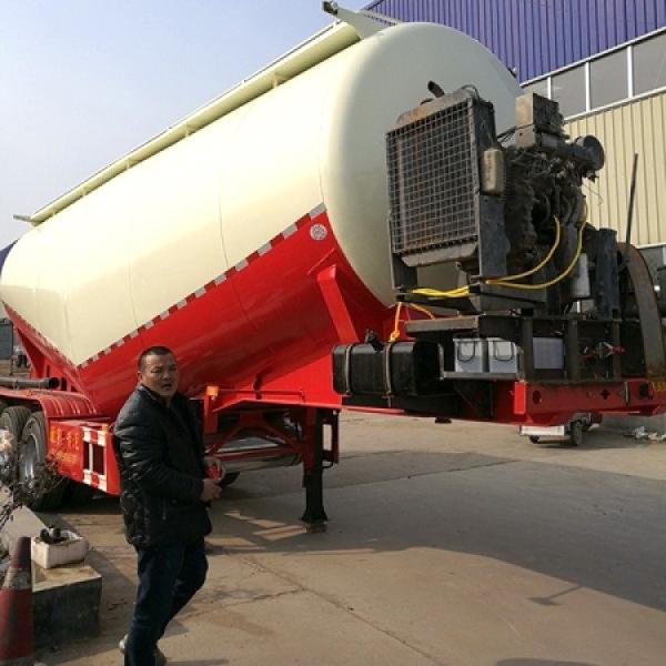 Powder Discharging Tanker Semi Trailer Truck Trailer Cement Tanker Semi-trailer