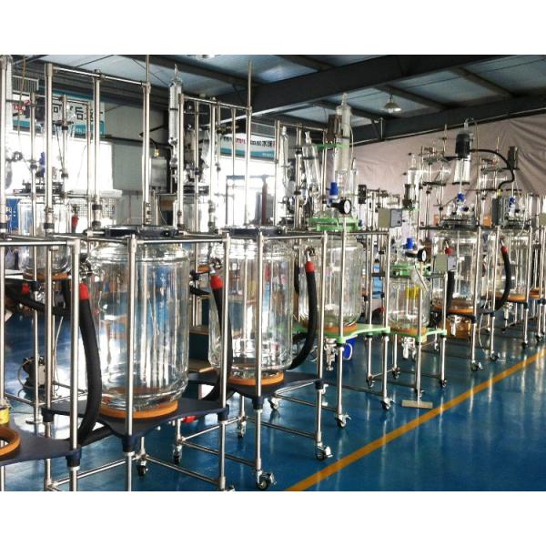 90W Jacketed Glass Vessel