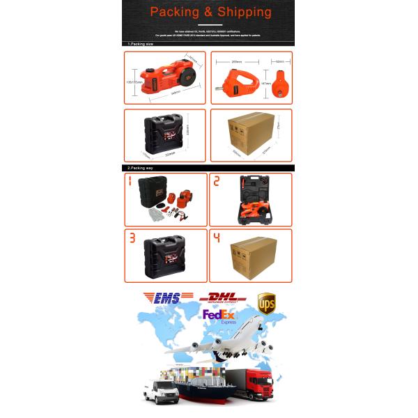 3Ton Higher Height 12V Car Electric Jack Set for SUV