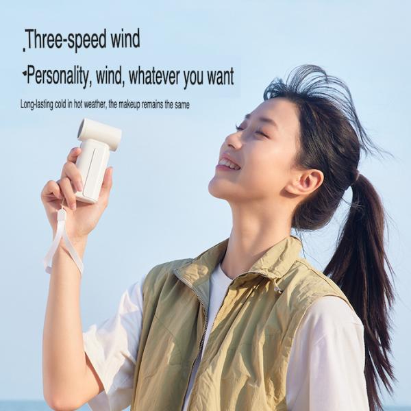 Plastic Pocket 4000mah Powerful Camping Cooling Fan For Hiking And Outdoor Adventures