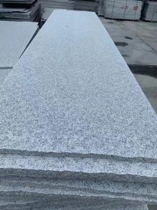 Cheap G603 White Granite Countertop Slab Customized Thickness For Building Projects wholesale