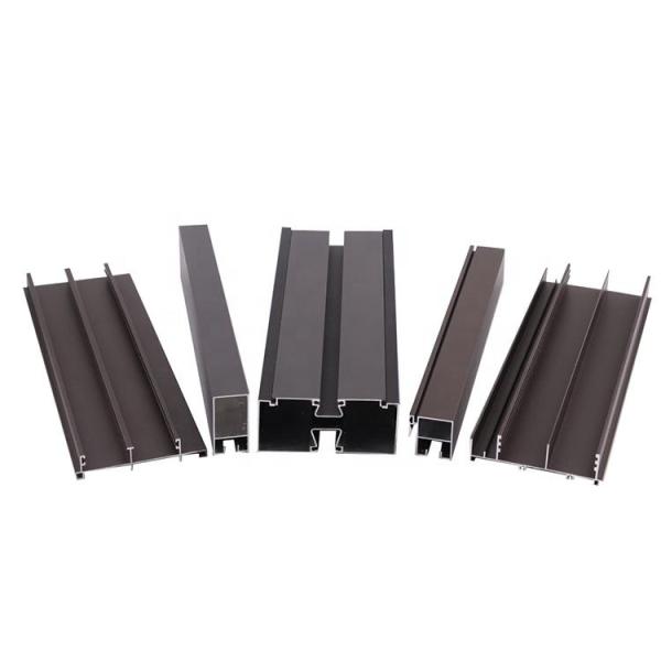 Customized Frame Colors Powder Coated Aluminium Extrusions For Glass Casement Windows