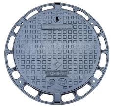 Cheap DN400 Road Manhole Cover , Sand Cast Iron Round Manhole Cover wholesale