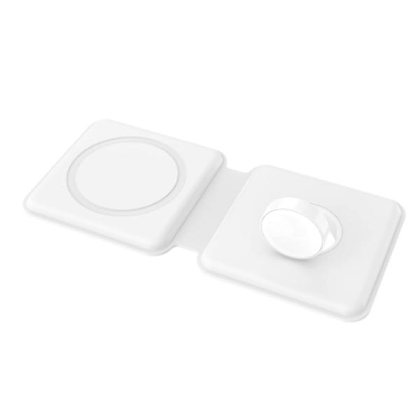 9V1.1A Folding 15W Qi Magnetic Wireless Charger 16mm thickness