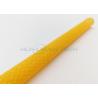 Yellow PET Braided Sleeving , Flame Proof Wrap Around Braided Sleeving for sale