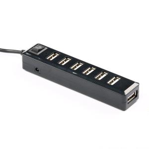 Cheap Black White Computer 7 Port ABS Plastic USB 2.0 Hub wholesale