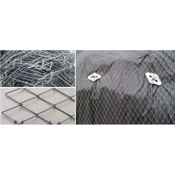 3mm Chain Link Rockfall Protection Netting Galvanized Stainless Steel Wire Mesh Roll