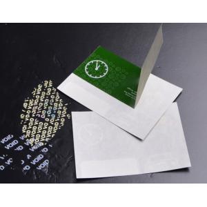 China Customized warranty adhesive antifake peef off VOID sticker printing on sale