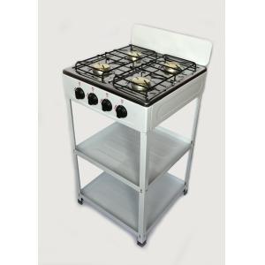 China Europe Style Table Four Burner Gas Cooker With Shelf on sale