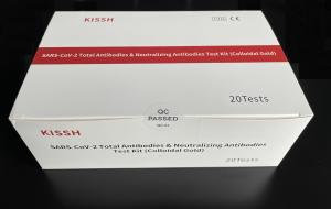 Covid 19 Colloidal Gold Antibody Test kit home 15min KISSH