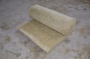 Cheap Rolled Rockwool Insulation Blanket Light Weight Building Material 25mm - 150mm Thick wholesale