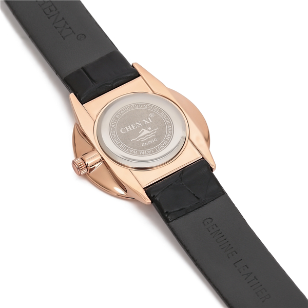 L016AG 2 Hands Big Dial Wristwatches Unisex Sport Watch Boy Girls' Love Gift Leather Watch