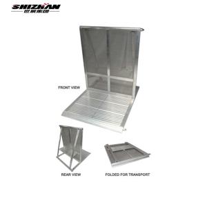 Highway Guide Steel Mobile Barricade Electric Galvanizing ISO Certified