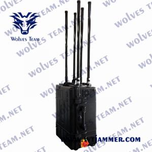 Cheap 20-3000MHz Full Frequency All Cell Phone Signal Jammer High Power Customize Frequency Signal Waterproof Outdoor Jammer wholesale