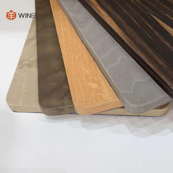 Interior Laminate Wall Panels With Smoked Wood Grain Veneer Finish Custom