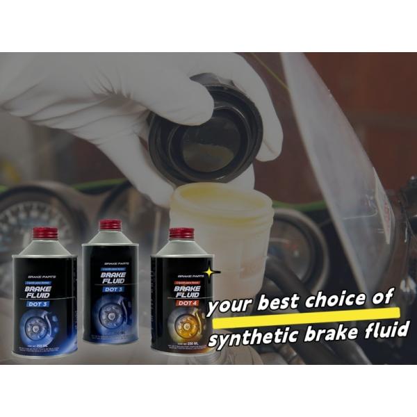 Full Synthetic Brake Fluid DOT 4 250ml High Temp Stability